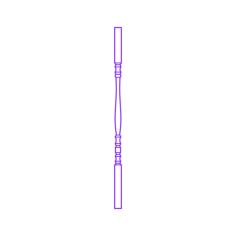 Buildings Balusters Spindles Hampton Square Top Icon Svg Vector, Free Vectors File